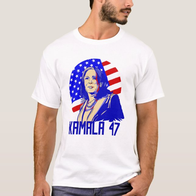 Präsident Kamala harris 47 T-Shirt (Vorderseite)