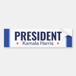 Präsident Kamala Harris Amtseinführung Autoaufkleber