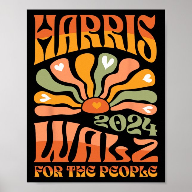 Präsident Kamala Harris T Poster (Vorne)