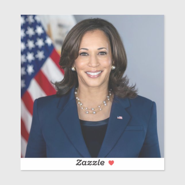 Präsident Kamala Harris USA 2024 Aufkleber (Blatt)