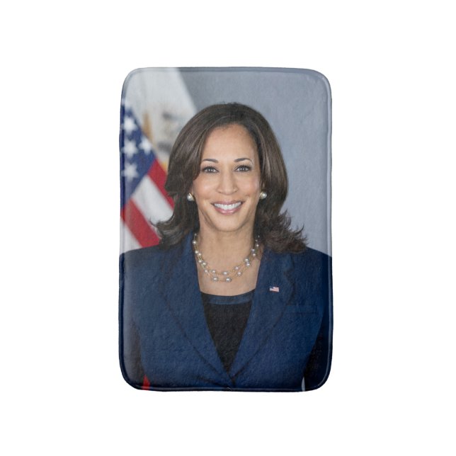 Präsident Kamala Harris USA 2024 Badematte (Vorderseite Vertikal)