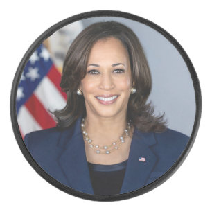 Präsident Kamala Harris USA 2024 Eishockey Puck
