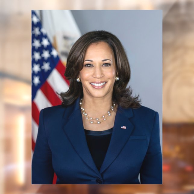 Präsident Kamala Harris USA 2024 Fensteraufkleber (Blatt 2)