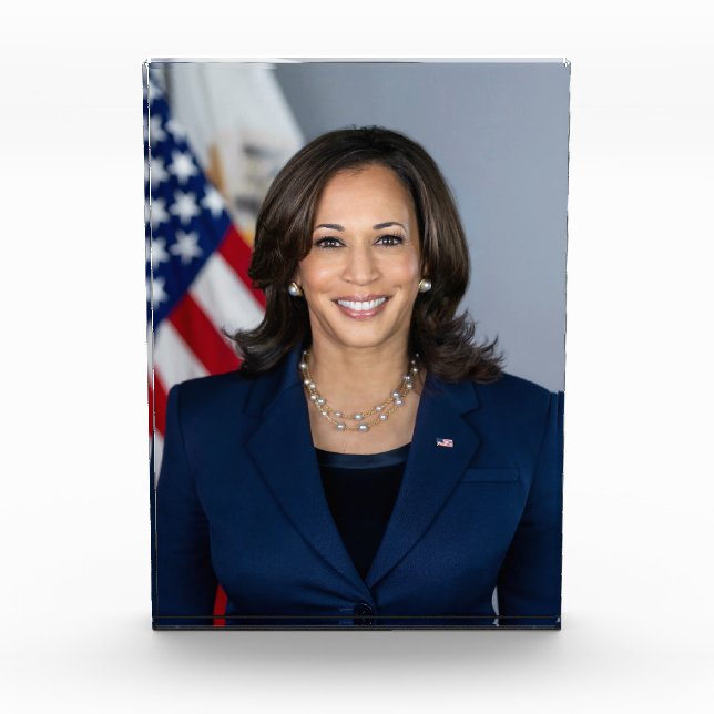 Präsident Kamala Harris USA 2024 Fotoblock (Vorderseite)