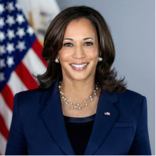 Präsident Kamala Harris USA 2024 Fotoskulptur Magnet