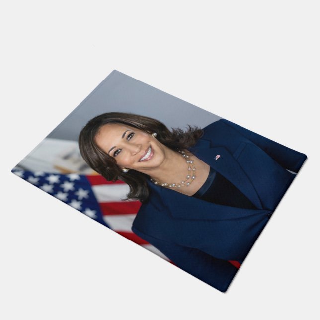 Präsident Kamala Harris USA 2024 Fußmatte (Schrägansicht)