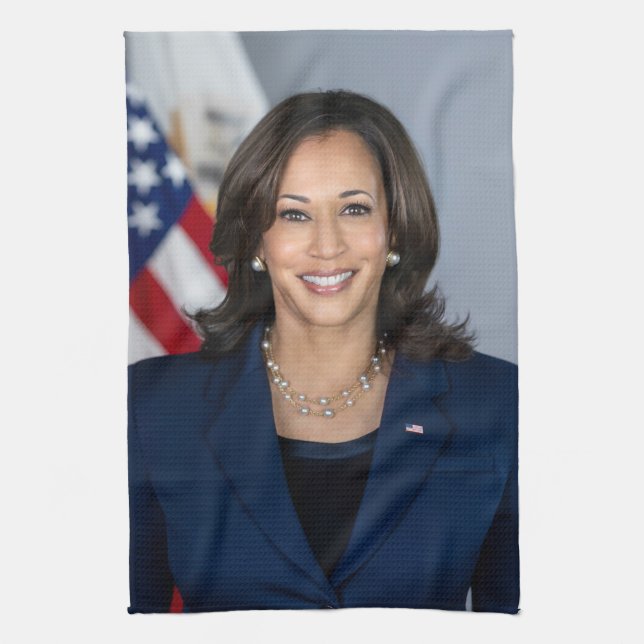 Präsident Kamala Harris USA 2024 Geschirrtuch (Vertikal)