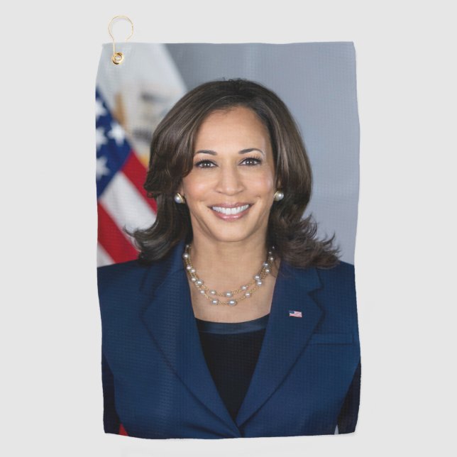 Präsident Kamala Harris USA 2024 Golfhandtuch (Vorderseite)