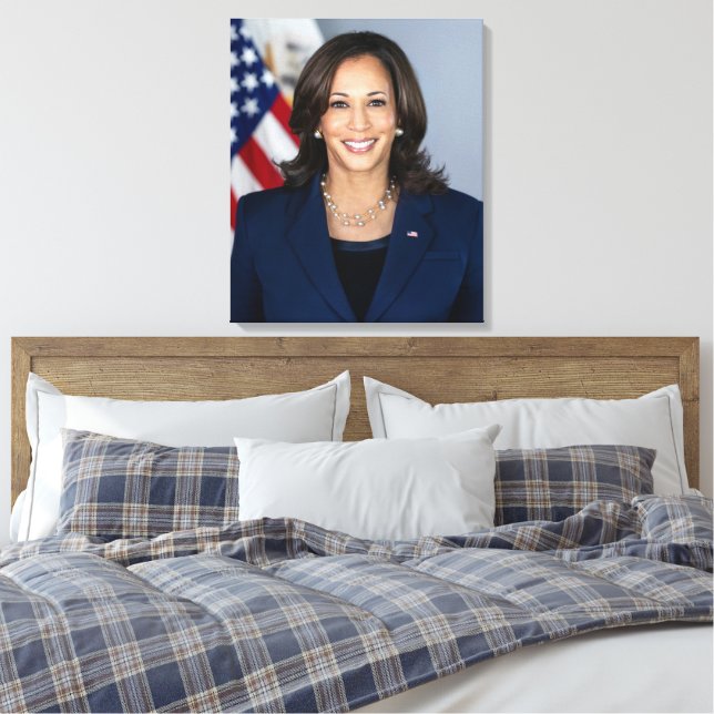 Präsident Kamala Harris USA 2024 Leinwanddruck (Insitu (Schlafzimmer))