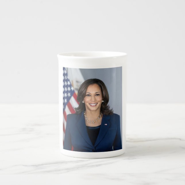 Präsident Kamala Harris USA 2024 Prozellantasse (Vorderseite)
