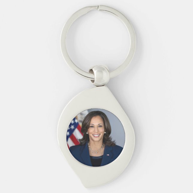 Präsident Kamala Harris USA 2024 Schlüsselanhänger (Vorderseite)