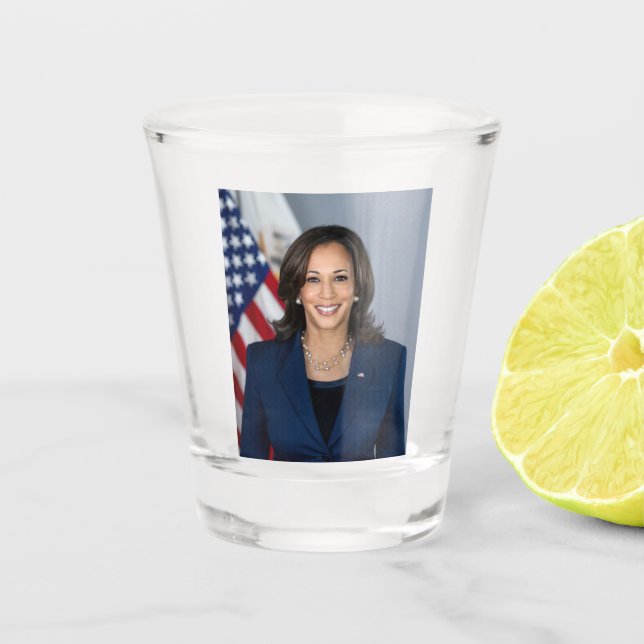 Präsident Kamala Harris USA 2024 Schnapsglas (Vorderseite)