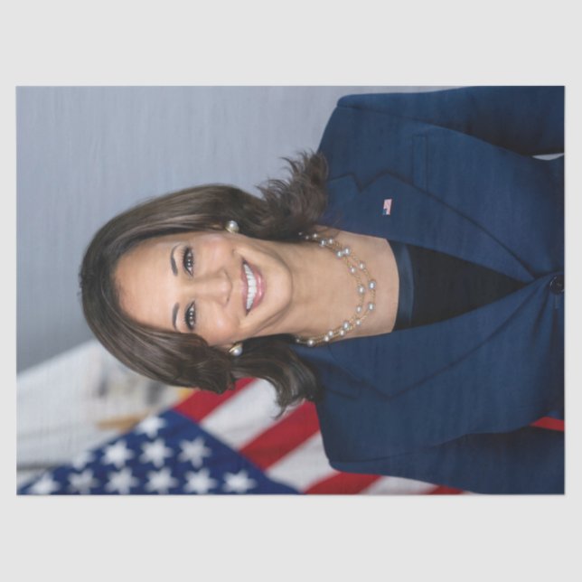 Präsident Kamala Harris USA 2024 Seidenpapier (Vorderseite)