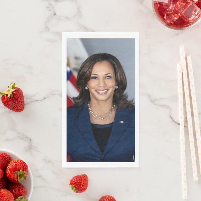 Präsident Kamala Harris USA 2024 Serviette (Beispiel)