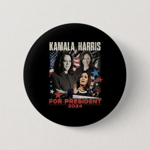 Präsident Kamala Harris Wir gehen nicht zurück 202 Button