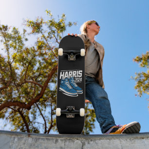 Präsident Kamala Wahlbeobachter: Harris 24 Wahlsie Skateboard