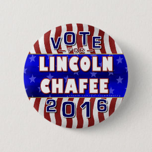 Präsident Lincoln-Chafee Wahl 2016 Demokrat Button
