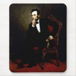 Präsident Lincoln Malerei Mousepad