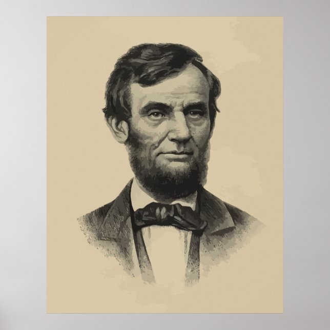 Präsident Lincoln Poster (Vorne)