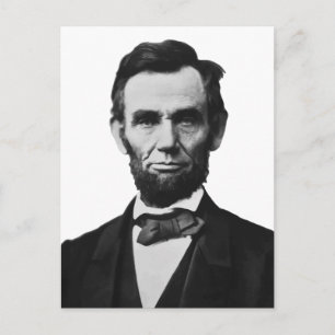 Präsident Lincoln Postkarte