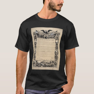Präsident Lincolns Emanzipationserklärung von 1863 T-Shirt