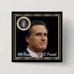 PRÄSIDENT MITT ROMNEY-2012 US BUTTON