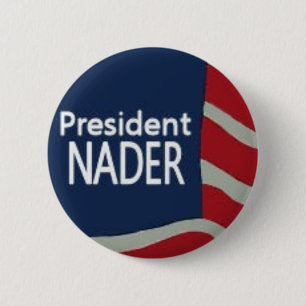 Präsident Nader Flag Pin Button