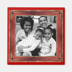 Präsident Obama 1. Familie Keepsakes Magnet