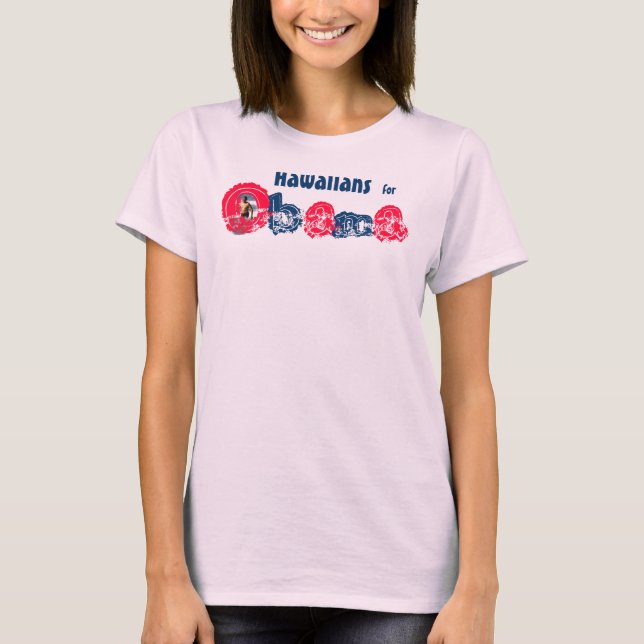 Präsident Obama 2012 Hawaii T-Shirt (Vorderseite)