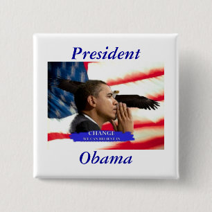Präsident Obama Button