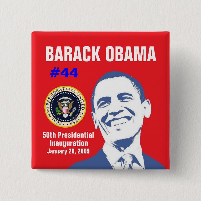 Präsident Obama Button (Vorderseite)