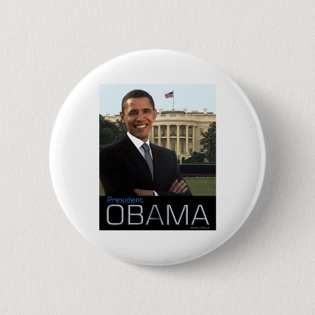 Präsident Obama Button (Vorderseite)