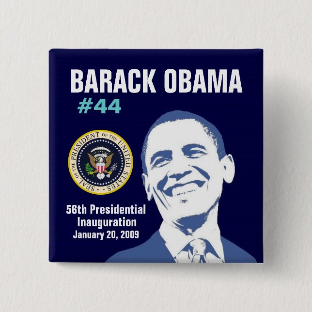 Präsident Obama Button (Vorderseite)