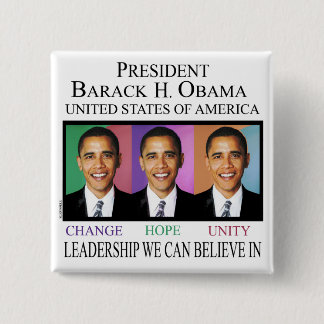 PRÄSIDENT OBAMA BUTTON