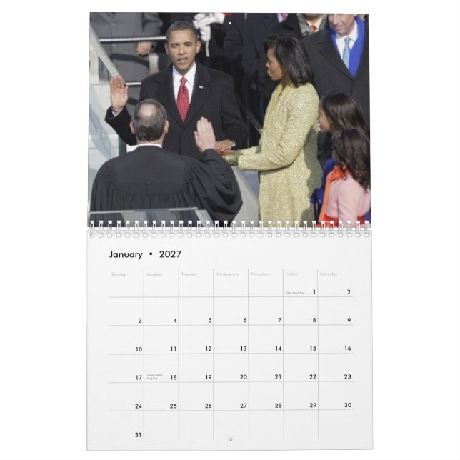 Präsident Obama Calander Kalender (Jan 2027)