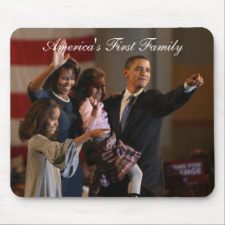 Präsident Obama First Family Keepsakes Mousepad