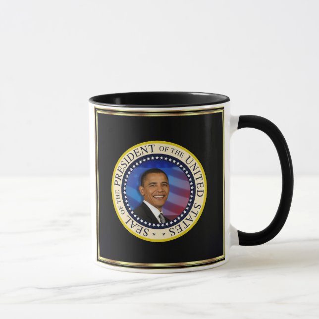 Präsident Obama Foto Collectibles Tasse (Rechts)