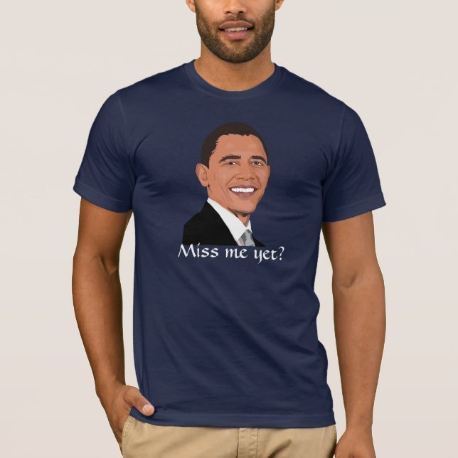 Präsident Obama fragt, "Fräulein ich schon? " T-Shirt (Vorderseite)