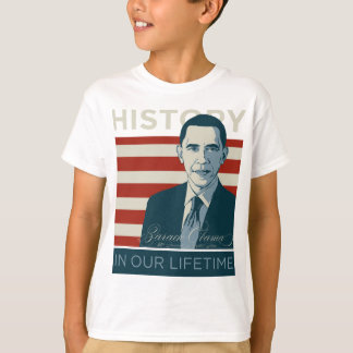 Präsident Obama "Geschichte in unserer Lebenszeit T-Shirt