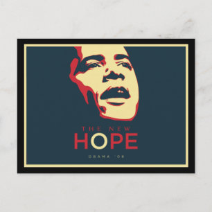 Präsident Obama Hope Postcard - Gewohnt Postkarte