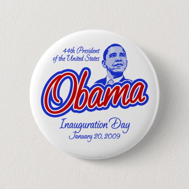 Präsident Obama Inauguration Button (Vorderseite)