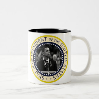 Präsident Obama Inauguration Keepsake Zweifarbige Tasse