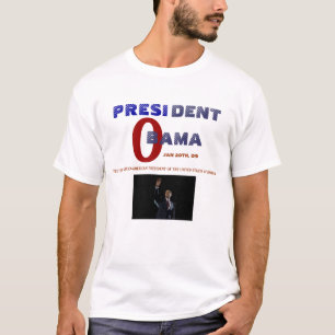 PRÄSIDENT OBAMA INAUGURATION T-SHIRT