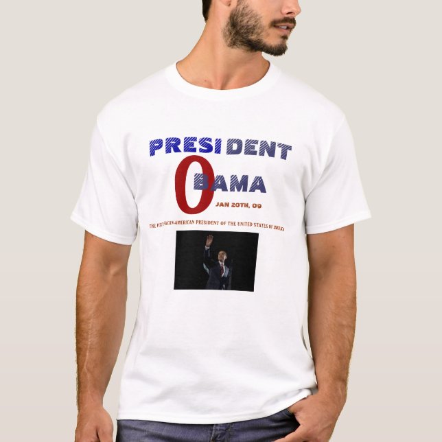 PRÄSIDENT OBAMA INAUGURATION T-SHIRT (Vorderseite)
