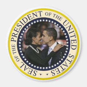 Präsident Obama Keepsake Large 3" Magnet