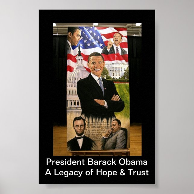 Präsident Obama Lagacy of Hope Poster (Vorne)
