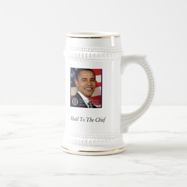 Präsident Obama Mug Bierglas (Rechts)