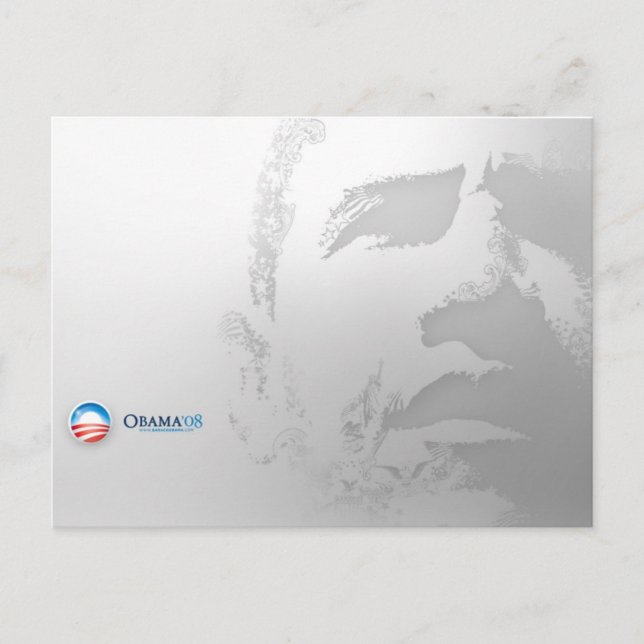 Präsident Obama Personalisieren Sie es! Postkarte (Vorderseite)