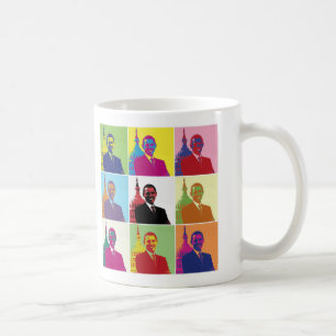 Präsident Obama Pop Art Kaffeetasse