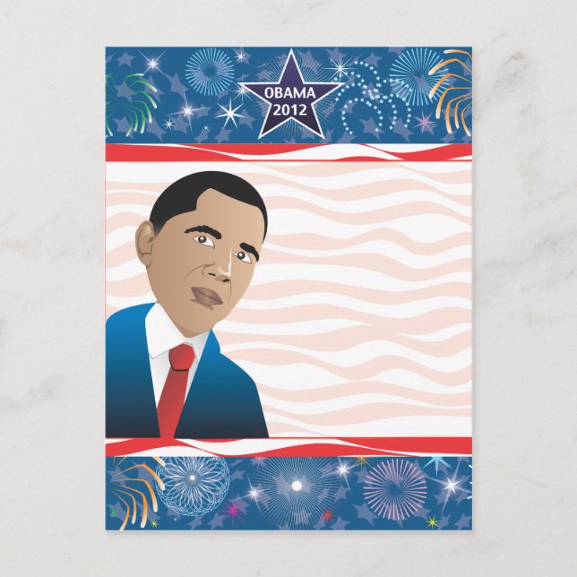 Präsident Obama Postkarte (Vorderseite)
